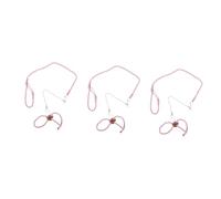 Kisangel 3pcs Guinea Pig for Dwarf Hamsters Pet Hamster Outdoor Leash Squirrel Traction Rope