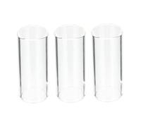 Kisangel 3pcs Guitar Fingertip Protectors Glass Finger Covers Finger Guards for Beginners for Guitar Banjo Mandolin Ukulele Players to Prevent and Flexibility
