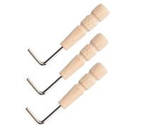 Kisangel 3pcs Guitar Wrench Tool Metal Guitar Truss Rod Wrench Accessories for Bass Neck Nut