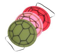 Kisangel 3pcs Halloween Turtle Shell Costume for Boys and Lightweight Eva Turtle Shells Green Pink and Red Comfortable Role Playing Accessory for Birthday Parties and Cosplay Events