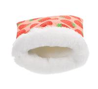 Kisangel 3pcs Hamster Sack Guinea Pig Accessory Boredom Breaker Bed Warm Pouch for Winter Cozy Nest