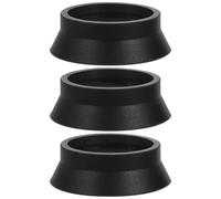 Kisangel 3pcs Light-blocking Rubber Eyecups for Binoculars and Scopes, Black Rubber Eyepiece Covers with Optimized Clarity, Suitable for Science Lab and Field Use