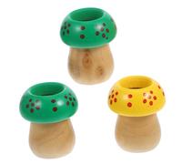 Kisangel 3Pcs Mushroom Shape Kaleidoscope for Rotating Plaything for Imagination Creativity Development Safe Educational Cognitive