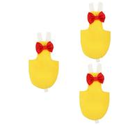 Kisangel 3pcs Parrot Flight Suit Diaper Clothing for Small Birds Diaper Harness for Cockatiels Lovebirds