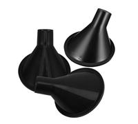 Kisangel 3pcs Plastic Watering Can Nozzles Replacement Heads for Garden Plants with Even Water Distribution and Water Conservation Features, Black Spray Nozzle Set Suitable for Indoor