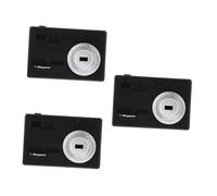Kisangel 3pcs Realistic Novelty Water Squirting Camera Prank for Halloween Party Trick Gift Black Mini Fake Camera Prop for Fun Jokes and Surprises