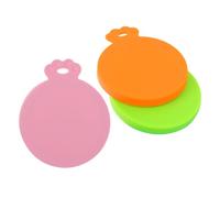 Kisangel 3pcs Reusable Silicone Pet Food Can Lids Versatile Covers for Cat and Dog Food Cans Tight Seal for Mess Storage Easy Removal Handle for Home and Travel