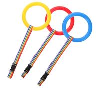 Kisangel 3Pcs Safety Walking Rope for Preschool Outdoor Stray Group Harness with Smooth Handles Daycare School Transition Leash for Secure Supervision