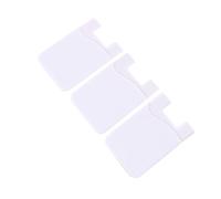 Kisangel 3pcs Silicone Phone Card Holder Stick on Cell Phone Wallet with Adhesive Back Secure Cards Will Not Fall for Travel Accessories