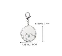Kisangel 3pcs Stainless Steel Dog Id Tags for Pets Lightweight Durable Name Tags with Custom Engraving Creative Puppy Identification Medals for Dogs