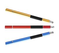 Kisangel 3pcs Touchscreen Stylus Pen Capacitive Pen Metal Dual End Fine Tip Conductive Cloth Head Suction Head for Tablet Smartphone Drawing Winter Outdoor Tasks