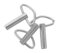 Kisangel 3pcs Triangle Music Box Winding Key Set Silver Plated Metal Mechanism Tool for DIY Music Box Repair and Clockwork Movement