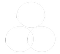 Kisangel 3pcs Washing Machine Clamp Washer Door Seal Spring Steel Wire Retainer 34cm Easy Installation Universal Fit Silver for Front Load Washing Machine Door Seal