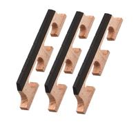 Kisangel 3pcs Wooden Banjo Bridge 5 String Banjo Replacement Accessories Parts For Folk Instruments