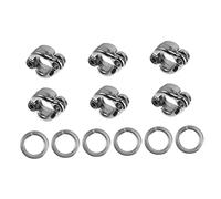 Kisangel 3sets Bird Foot Rings Kit Parrot Anklets Foot Chain Rings for Budgies Small Lightweight Bird Ankle Accessories Comfortable 6pcs*3