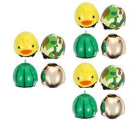 Kisangel 3sets Chicken Accessory Pet Helmet Protective Hen Hat Bird Safety Gear Adjustable Straps 4pcs*3