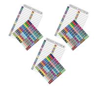 Kisangel 3sets Electrical Panel Number Stickers Tear Resistant PVC Load Center Labels with Writable Spaces for Circuit Breaker Identification and Home Consumer Unit Organization
