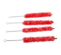 Kisangel 4 Pcs Clarinet Cleaning Brushes Set Plush Material for Drying and Hanging, Suitable for Woodwind Instrument Maintenance, Can Be Stored inside Or outside The Clarinet Random Color