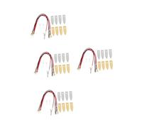 Kisangel 4 Sets DIY Fruit Battery Science Experiment Kit for Students Educational Fruit Electricity Circuit Hands Physics Project for Explore Electric Experiments and Learn Scientific