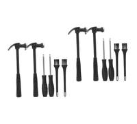 Kisangel 4 Sets Educational Digging Kit with Hammer and Brush Lightweight Archaeology Tools for Dinosaur Fossil and Gemstone Exploration Enhances Creativity and Hand Eye Coordination