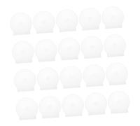 Kisangel 40pcs Clam Shell CD Dvd Case Holders, Plastic Single Disc Storage Boxes for Media Organization and Protection, Suitable for Home and Office Use
