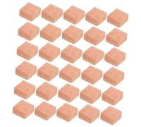 Kisangel 40pcs DIY Miniature Bricks Simulated Red Square Brick Models for Sand Table Garden Architecture Display Train Layout School Project Mini House Building