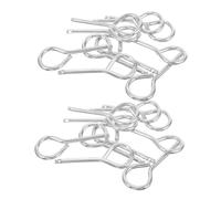 Kisangel 40PCS Fire Extinguisher Pull Pins Lock Pins Replacement Safety Accessories Tamper Seals Easy Installation Fast Action Design for Standard Fire Extinguisher Models