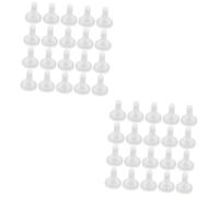 Kisangel 40pcs Puppy Kitten Calming Pacifier Pet Feeding Tool Slow Feeder Bowl Insert Easy Clean for Small Pets