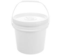 Kisangel 4l White Plastic Wet Tissue Holder with Airtight Seal, Versatile Flushable Wipe Container for Car Use and On-the-go Convenience, Sturdy Wet Wipes Dispenser Bucket