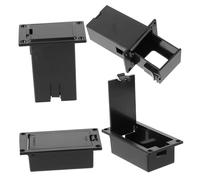 Kisangel 4pcs 9V Guitar Battery Holder Case - Waterproof Battery Box for Guitar Pickup and Bass Accessories Sturdy Container Closure
