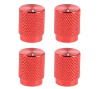 Kisangel 4pcs Aluminum Guitar Knobs Bass Volume Tone Control Knobs Metal Replacement for Electric Guitar Speed Volume Control Accessory