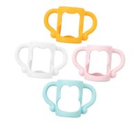 Kisangel 4pcs Bottle Handles Holders for Nursing Comfortable and Safe Design for Developing Independent Drinking Skills