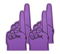 Kisangel 4pcs Cheer Giant Foam Finger: Foam Hand Cheerleading Fingers For Sports Cheer School Spirit Craft Hands For Sports Events Games