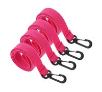 Kisangel 4pcs Children Safety Walking Leash for Toddlers Preschool Kids Lightweight Walking Rope with Buckle Design, Pink Child Anti-Lost Harness Rope for Outdoor Use