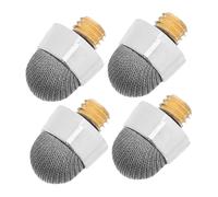 Kisangel 4pcs External Thread Stylus Pen Nibs Conductive Fabric Tips with Wear-resistant Silver Fiber Accurate Input Replacement for Touch Screen Devices Compatible with Smartphones and