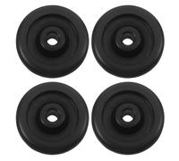 Kisangel 4Pcs Fitness Equipment Roller Wheels for Gym Accessories Universal Pulley Wheels for Treadmills and Bikes Plastic Replacement Rollers for Home Gym and Sports