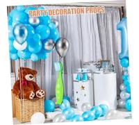 Kisangel 4pcs Giant Oversized Toothbrush Balloons for Party Decorations Bright Green Plastic Care Props Eye Catching Safe Party Supplies for Birthdays and Celebrations