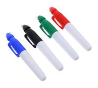 Kisangel 4pcs Golf Ball Marker Pens with Plastic Body, Reusable Golfing Ball Alignment Tool for Accurate Putting, Assorted Colour Set for On-course Use