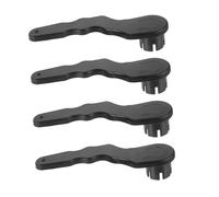 Kisangel 4pcs Inflatable Boat Air Valve Wrench Plastic Spanner for Kayak Paddleboard Sup Repair Tool Timesaving Valve Removal for Inflatable Watercraft Maintenance