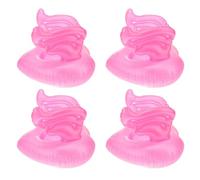 Kisangel 4Pcs Inflatable Drink Holders Reusable Floaties for Pool Parties Summer Fun and Outdoor Activities Keeps Drinks Upright Hot Tubs Lakes and Oceans