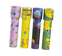 Kisangel 4Pcs Kaleidoscope for Educational Rotating Kaleidoscope Plaything Fun Cognitive Development for Interactive Birthday Patterns Random Color