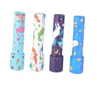 Kisangel 4pcs Kaleidoscope Wood Kaleidoscope Beautiful Kaleidoscope Kaleidoscope Funny Kaleidoscope Kaleidoscope Party Favor Kaleidoscope Supplies Paper