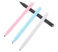 Kisangel 4pcs Lcd Writing Tablet Stylus Pens Set, Replacement Rollerball Stylus for Electronic Drawing Pads, Compatible with Digital Writing Boards and Adults, Black White Blue Pink