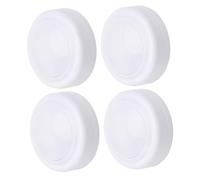 Kisangel 4pcs LED Wireless Touch Night Light Battery Powered Cordless Night Lamp for Bedroom Nursery Cabinet Closet Warm Soft Glow