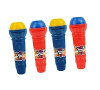 Kisangel 4pcs Material Boys and Girls Microphone Toys Echo Microphone Props Party Supply Stage Performance Accessory Random Color