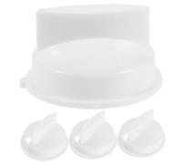Kisangel 4pcs Microwave Oven Replacement Timer Control Knobs Microwave Parts Accessories for Easy Heat and Compatible with Various Models