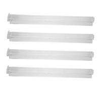 Kisangel 4pcs Modern Mahjong Rack Pusher Tile Racks Mahjong Tile Pushers Holder Modern American Majiang Card Holder Clear Transparent