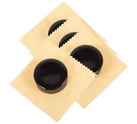 Kisangel 4pcs Natural Black Rosin for Cello Violin Strings Safe Durable Design for Stringed Instruments Accessory for Musicians and Instrument Care