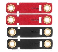 Kisangel 4pcs Parrot Harness Bird Foot Rings Adjustable Buckle Design Comfortable Sturdy Velvet for Training Different Bird Species