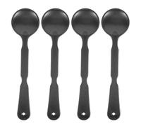 Kisangel 4pcs Plastic Eye Occluder: Lightweight Full Cover - Handheld Professional Vision Test Cover for Eye Chart Vision Test Black